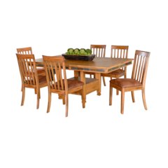 Sedona 42" Traditional Wood Dining Set