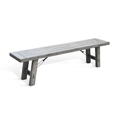 Alpine Bench with Turnbuckle, Wood Seat
