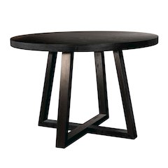 Mia Round Wood Dining Table