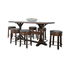 Homestead Rectangular Pub Table Set