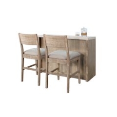 60" Modern Wood Bar Set