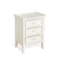 White Sand End Table