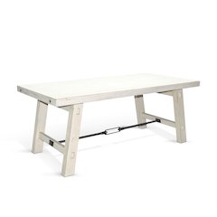 White Sand Dining Table with Turnbuckle