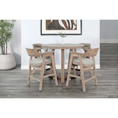 Mia Round Counter Height Table