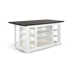 Carriage House Kitchen Island, 13" Drop Leaf