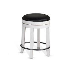 Counter Swivel Stool, Cushion Seat (Set of 2)