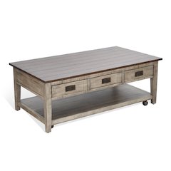 Coffee Table, Tobacco Leaf/Alpine Grey