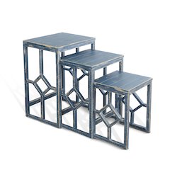 Ocean Blue Nesting Table