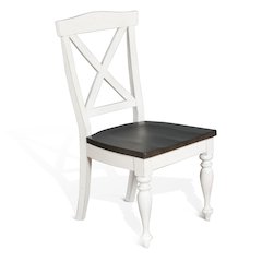 Wood Carriage House X-Back Dining Chair (Set of 2)