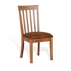 Sedona Slatback Chair, Cushion Seat (Set of 2)