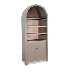 Arched Display Cabinet with Doors
