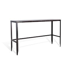 San Diego Wood and Metal Sofa Bar Table