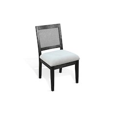 Cane Back Cushion Seat Chair (Set of 2)