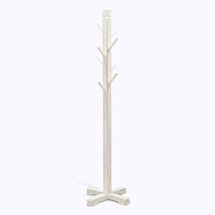 Traditional Solid Wood Hat Rack with 8-Prong Hooks