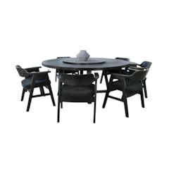 Mia Large Round Dining Set