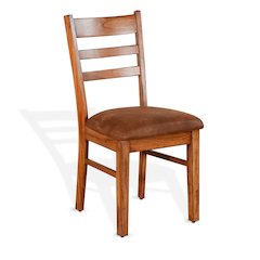 Sedona Ladderback Chair, Cushion Seat (Set of 2)