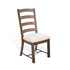 Yellowstone Ladderback Chair, Cushion Seat (Set of 2)