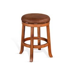 Counter Swivel Stool, Cushion Seat (Set of 2)