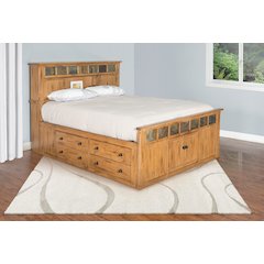 Eastern King Storage Bed with Slate