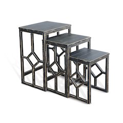 Black Sand Nesting Table