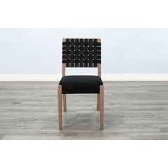 Modern Woven Back Dining Chair (Set of 2)