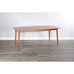 Mid-century Wood Dining Table, Cinnamon