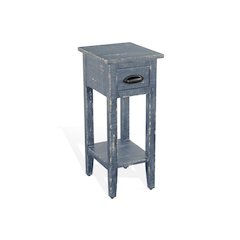 Ocean Blue Chair Side Table