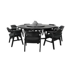 Mia Large Round Dining Set