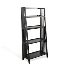 Sunny Designs  60" Mahogany Wood Folding Bookcase