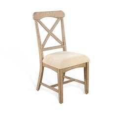 Sunny Designs Beach Pebble Chair, Cushion Seat (Set of 2)