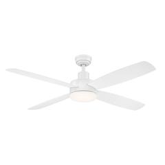Aeris matte white LED ceiling fan