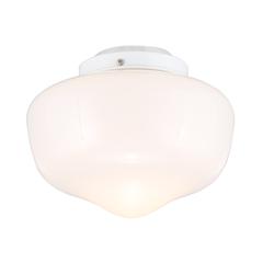 White Outdoor Schoolhouse Light Kit LED