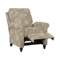 ProLounger Pushback Recliner in Taupe Floral Print