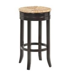Irving 30" Swivel Rush Seat Barstool - Espresso