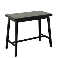 Asian Thick Top 42" x 22" Bar Table - Antique Black