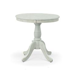 Fairview 30" Round Pedestal Dining Table - Whitewash