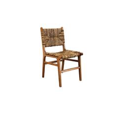 Banana Weave Dining Chair - Set of 2 - Caramel