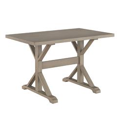 Florence Trestle Table - Weathered Gray