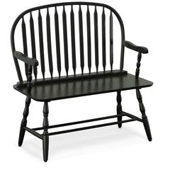 Windsor Bench - Antique Black