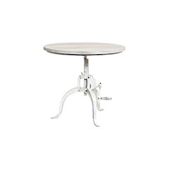 Riley Adjustable Height Rustic Coffee Table - Whitewash
