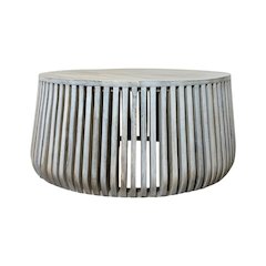 Cascade 36" Coffee Table - Whitewash