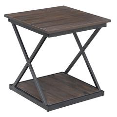 Stella Side Table - Elm/Black