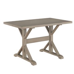 Delano Trestle Desk - Weathered Gray