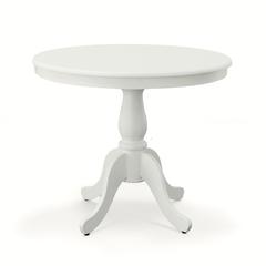 Fairview 36" Round Pedestal Dining Table - White