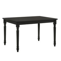 Draven Farmhouse Dining Table - Black