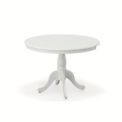 Fairview 42" Round Pedestal Dining Table - White