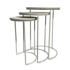 Mackintosh Round Nesting Tables - Whitewash