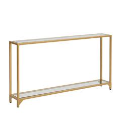 Graydon Slim Console Table - Gold
