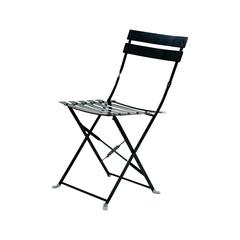 Bistro Folding Outdoor Chair Set - Set of 2 - Black