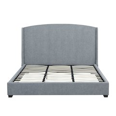 Monterey Upholstered King Bed Frame - Gray